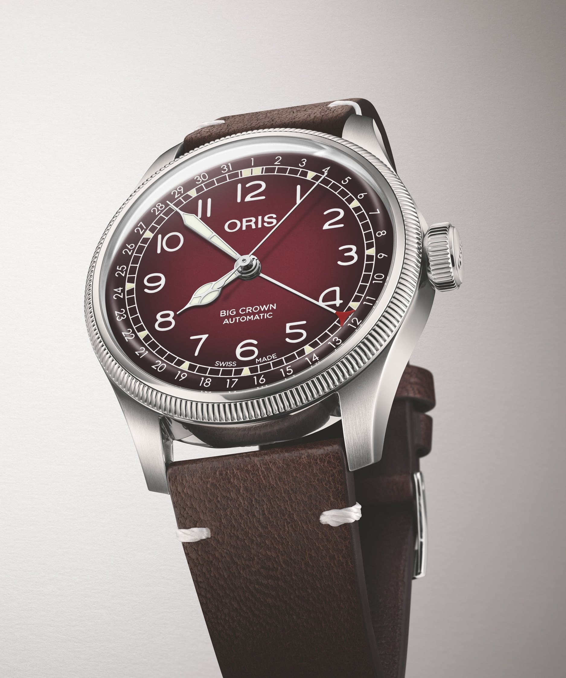 オリス(ORIS) NEW ビッグクラウン チェルボボランテ 40mm レッド 01